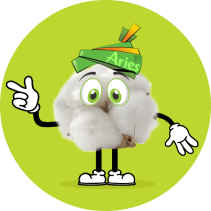 Aries animated image of cotton