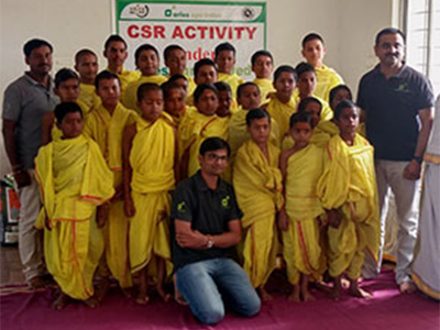 Aries Agro people at CSR activity