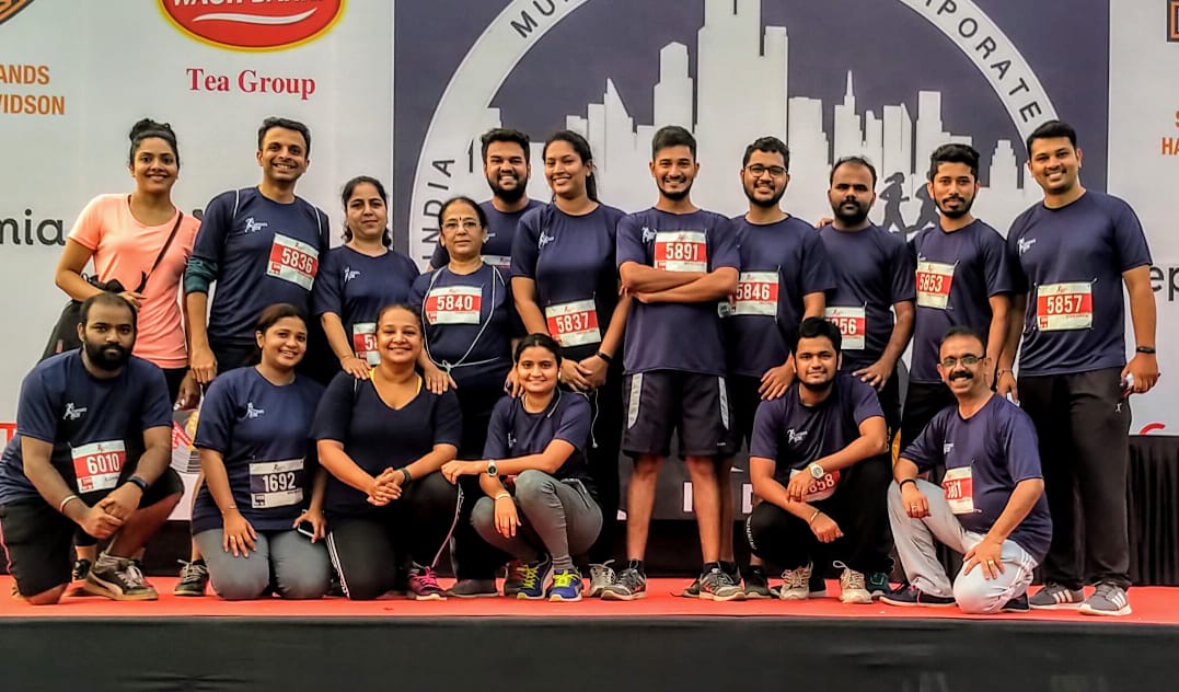 Aries Agro members at corporate run HO team on Nov 2018