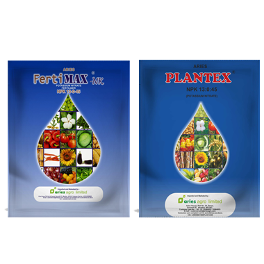 Aries fertimax and plantex NPK nutrient product