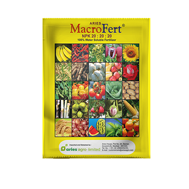 Aries MacroFert NPK 20-20-20 water soluble fertilizer product